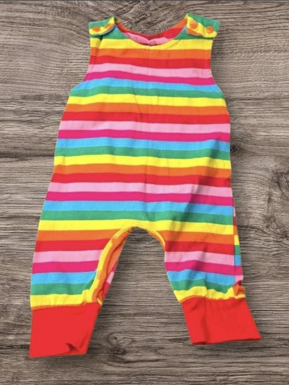 Colorful Striped Baby Romper-3-6Mos EUC